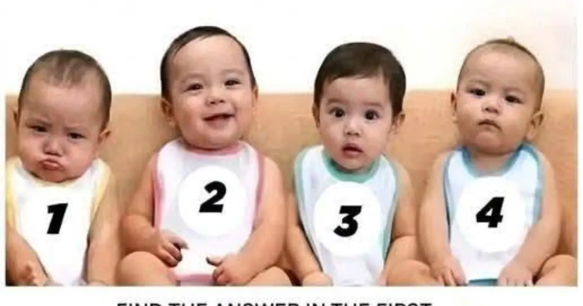 Psychological Test: Which of These Four Babies Is a Little Girl?