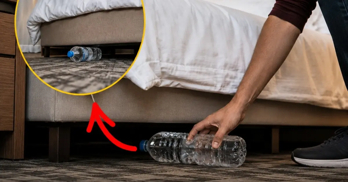 Why Smart Travelers Roll a Water Bottle Under the Hotel Bed Before Sleeping