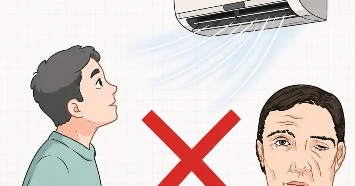 Sleeping with the AC blowing on your face? Here's why experts urge caution.