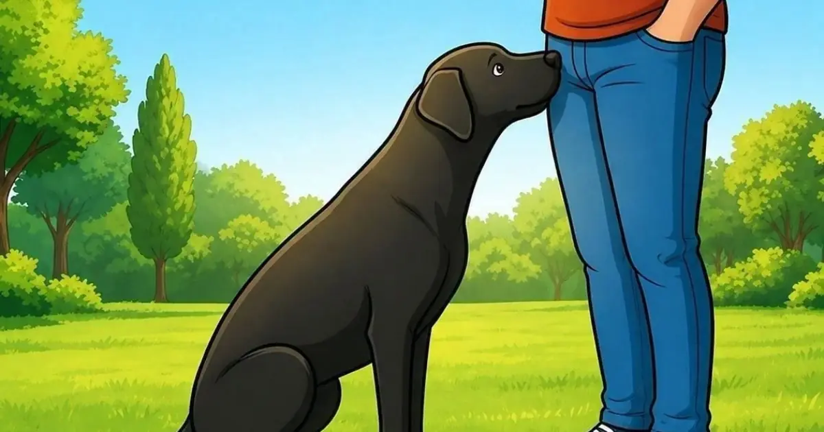 Did you know that if a dog smells your parts it’s po…See more