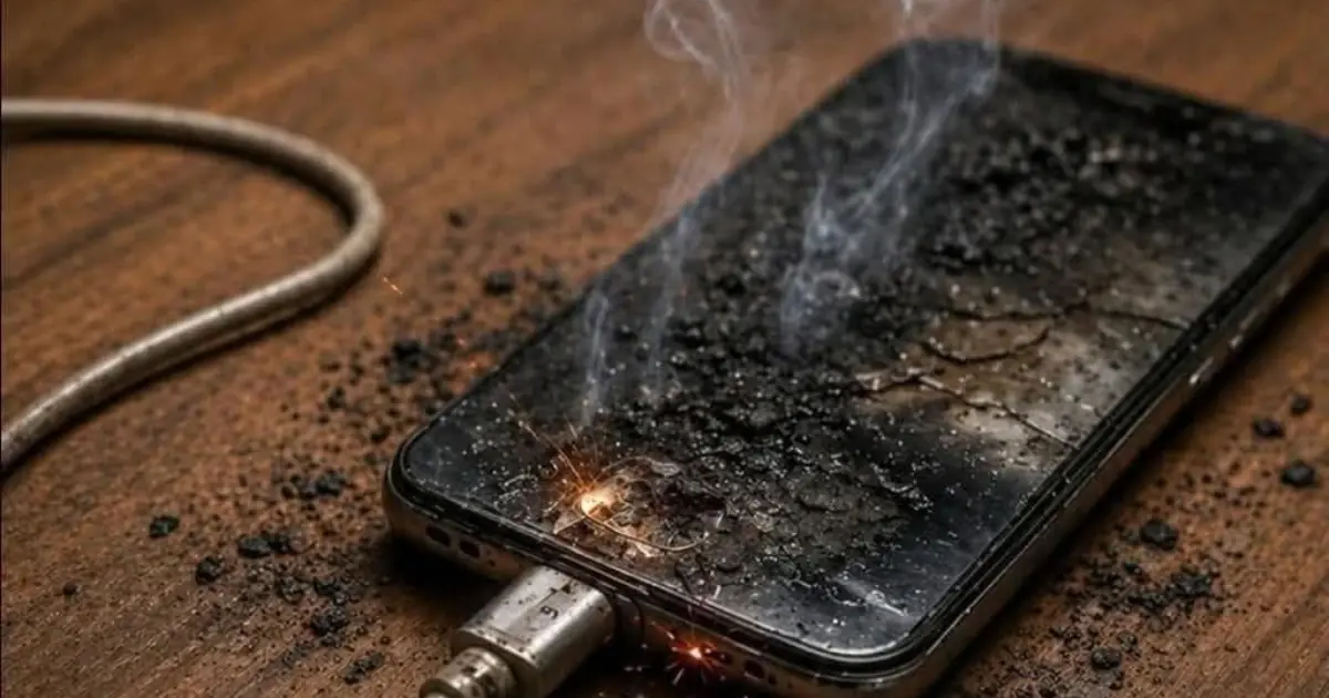 Warning: Never Charge Your Phone Like This — It Could Cause a Fire