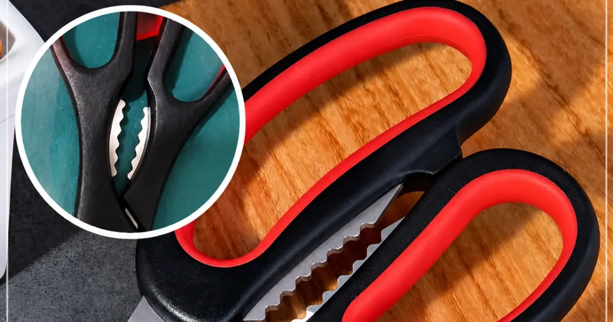 The Hidden Purpose of the Metal Part on Kitchen Scissors That Most People Never Notice