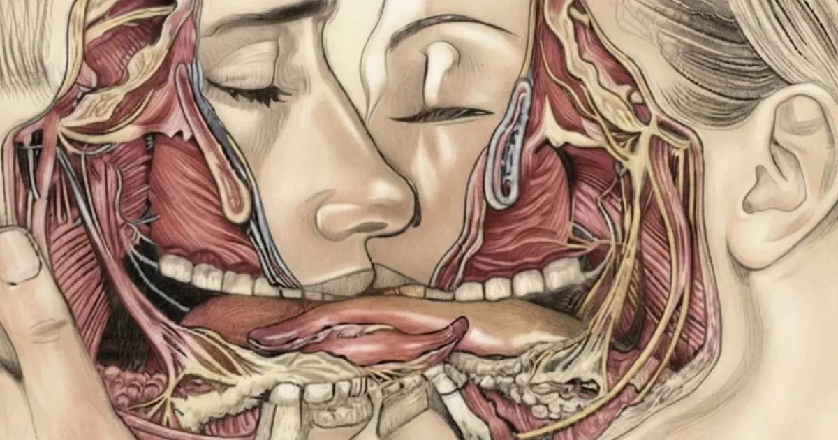 Ever wondered what happens when you tongue kiss?  The answer may surprise you