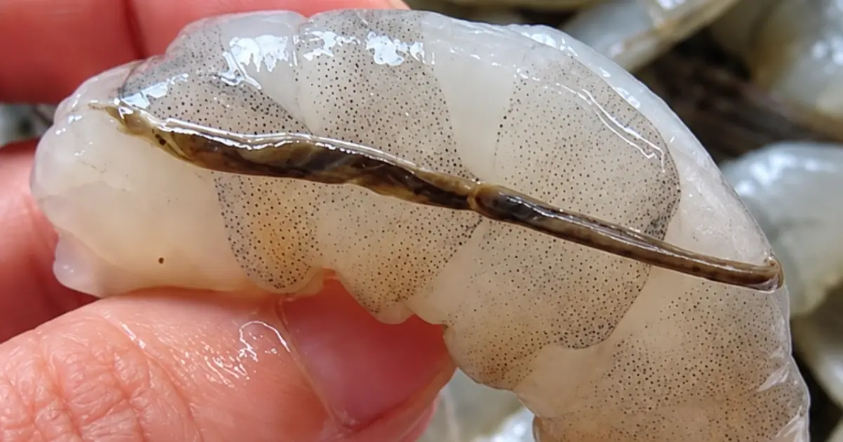 What exactly is the shrimp vein?... See more 👇💬