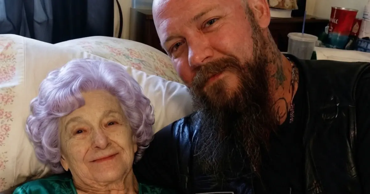 My 81-Year-Old Mom Hired a Heavily Tattooed Biker to Care for Her — What I Found Out Later Left Me Speechless