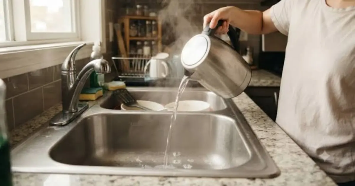 Is Pouring Boiling Water Down the Drain Really Safe? Here’s What to Know