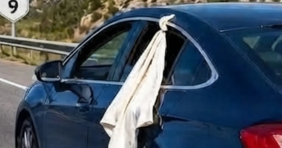 Why Are Some Drivers Leaving a White Cloth in Their Car Window? The Meaning May Surprise You
