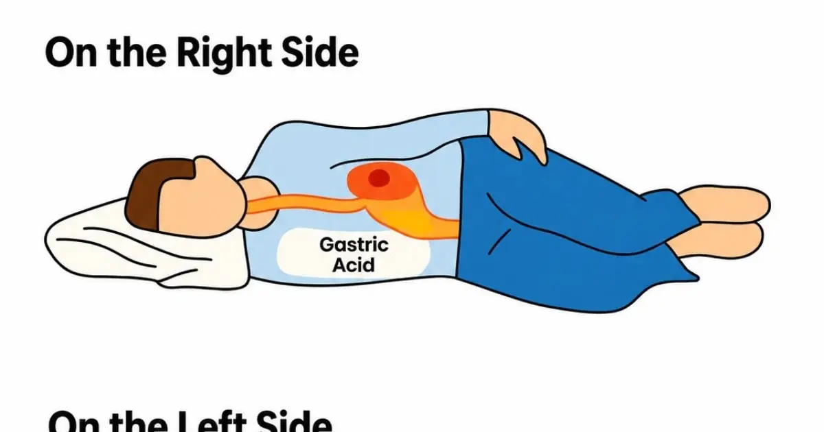Warning: Sleeping on Your Right Side Every Night May Affect Digestion