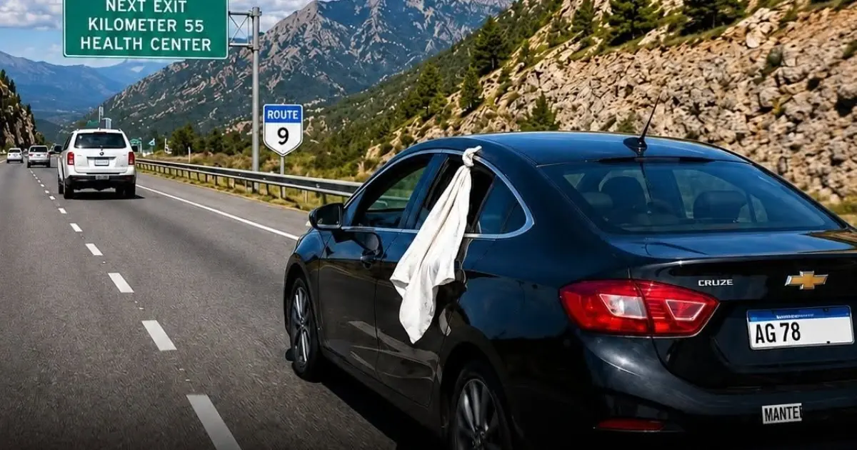 A White Cloth on a Car Window Isn't Random. Here's Why It Matters.