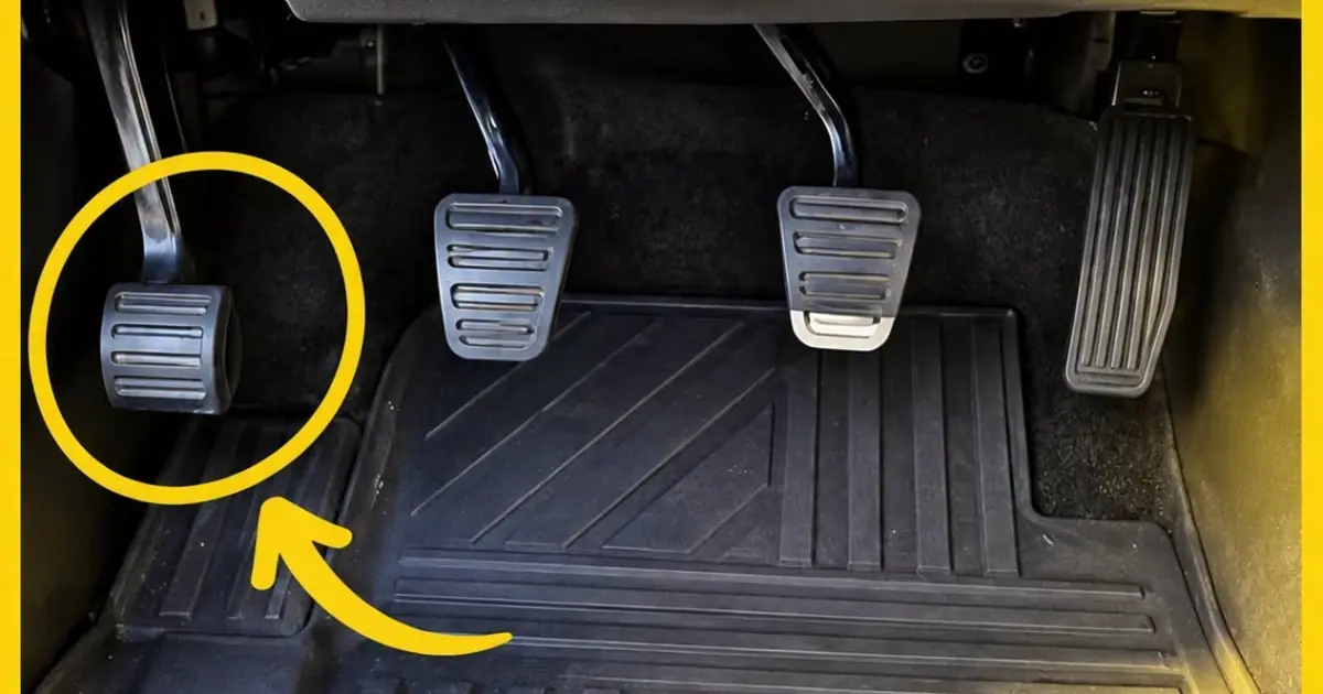 Can You Guess What This Fourth Pedal Is For?