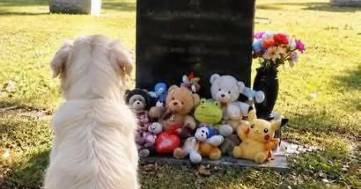 She Kept Seeing a Strange Dog at Her Son’s Grave - Then One Day, She Followed It
