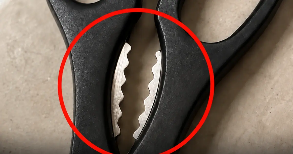What Are Those Metal Teeth Between Kitchen Scissor Handles?