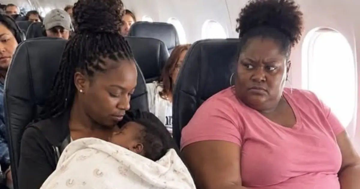 I Was Breastfeeding My 5-Month-Old Baby on a Plane When the Woman Beside Me Suddenly Snapped, “You Should Be Ashamed of Yourself!