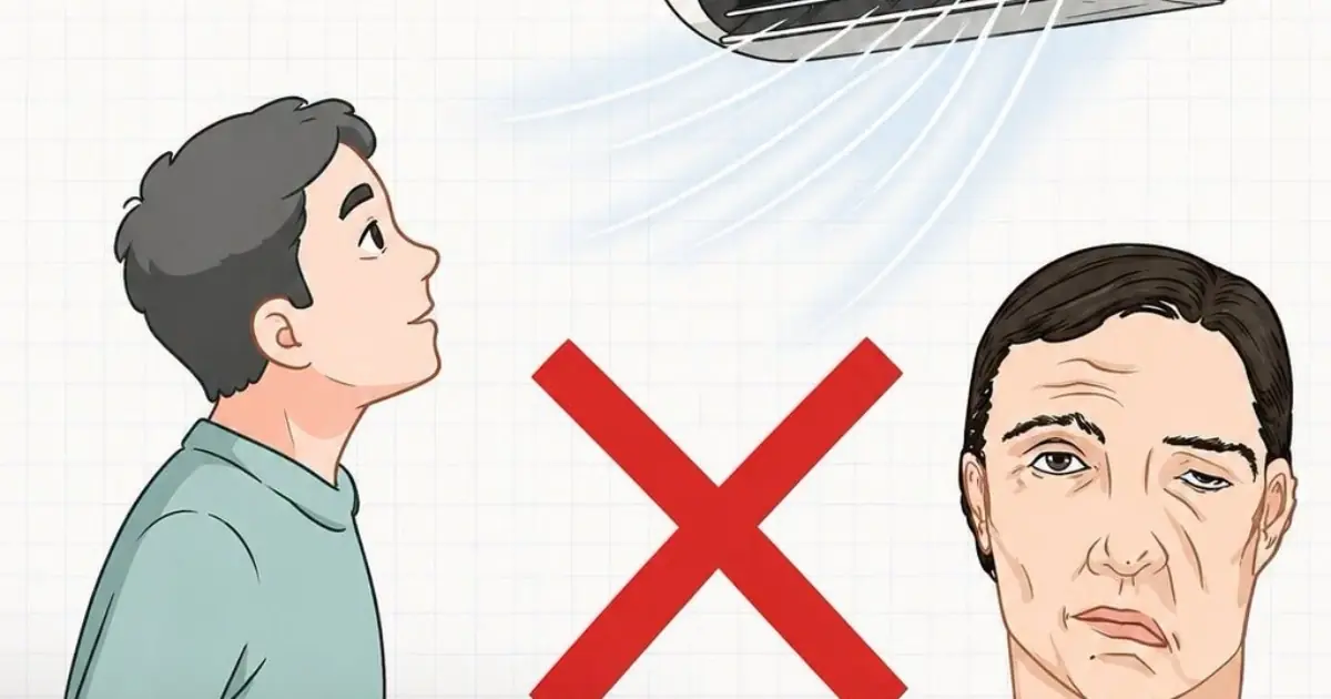 Sleeping with the AC blowing on your face? Here's why experts urge caution.