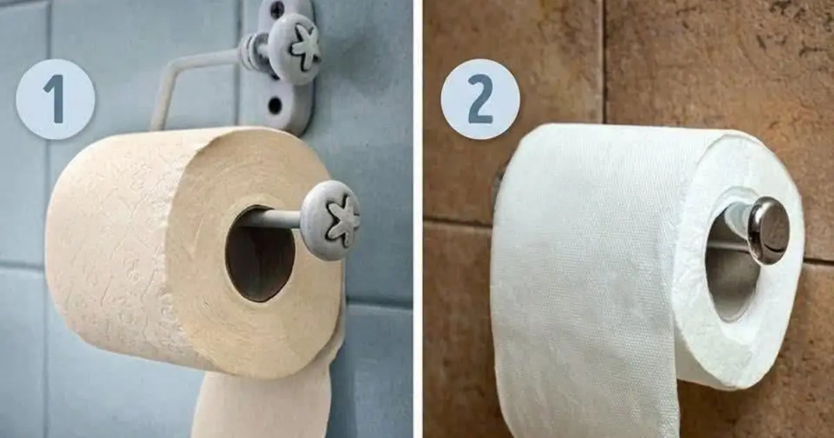 I still can't believe people hang it the wrong way