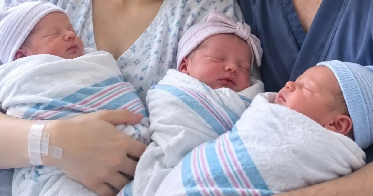 Young girl who gave birth to triplets next day she di… See more