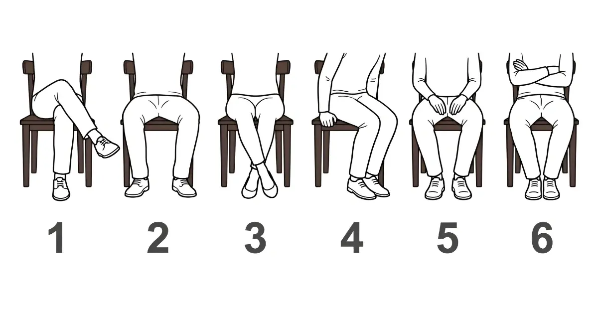 The Way You Sit Might Reveal Your True Personality - Which One Are You?