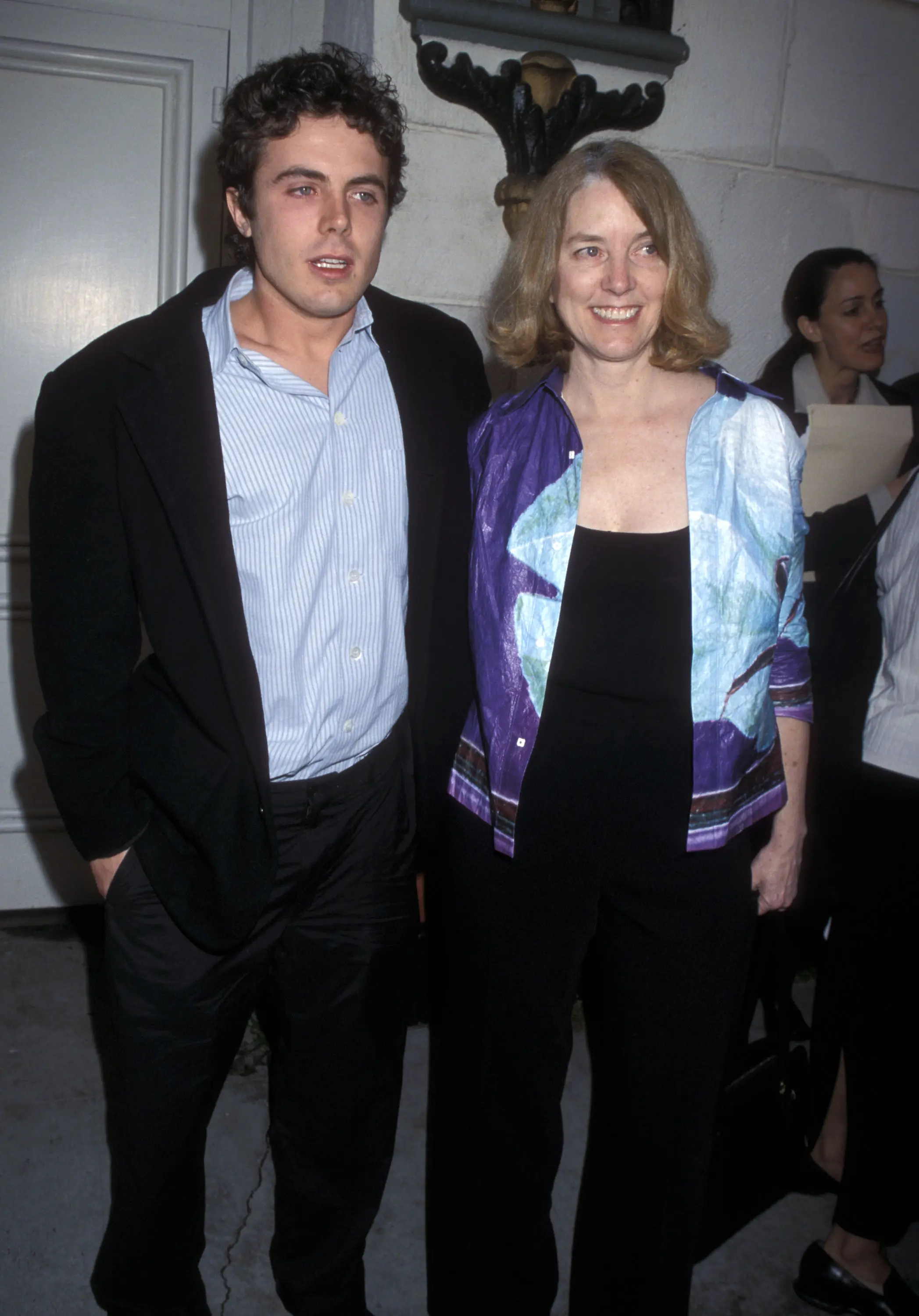 Her name is unusual as it is traditionally used for boys. In this photo, actor Casey Affleck and his mother attended the premiere of