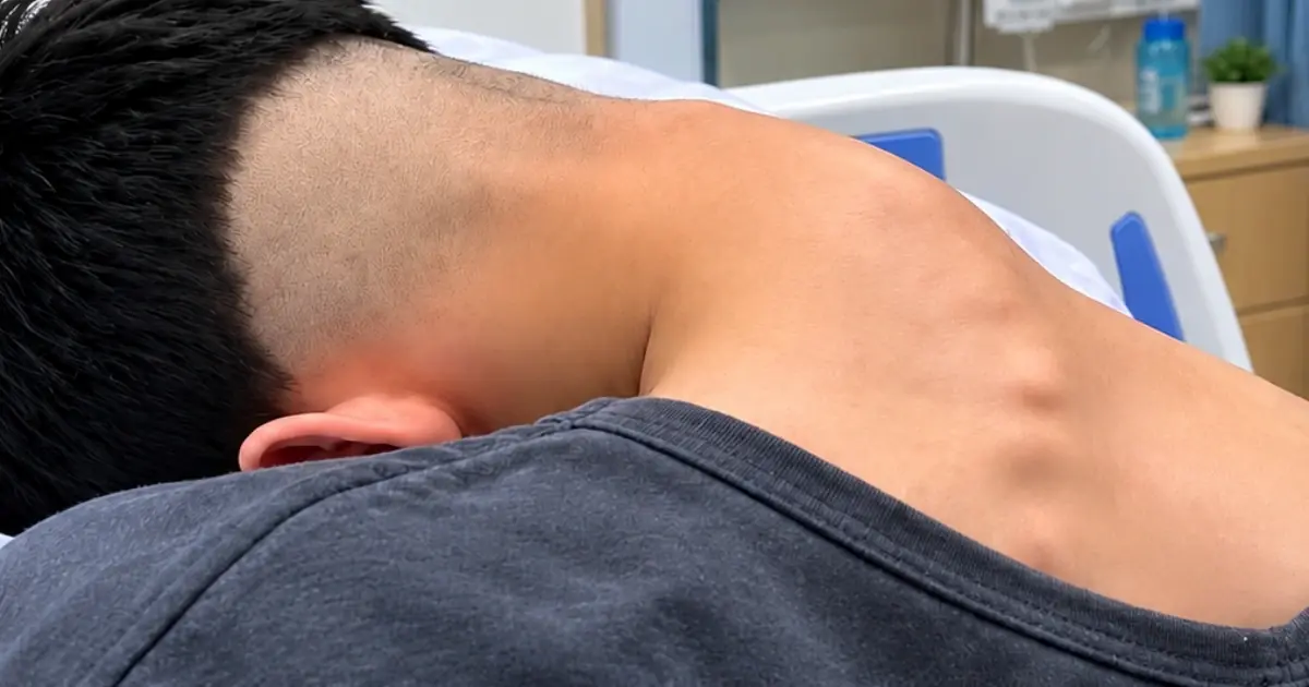 At 23, He Suddenly Struggled to Hold His Head Up - What Could Be Behind It?