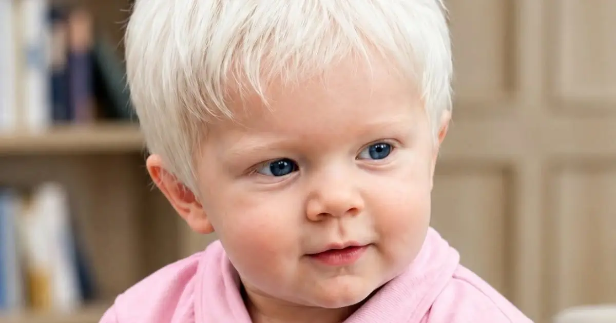 The Boy With Snow-White Hair Who Captivated the World