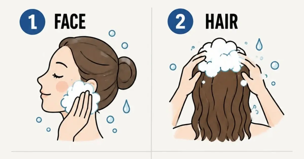 The First Body Part You Wash Could Reveal Your Hidden Personality