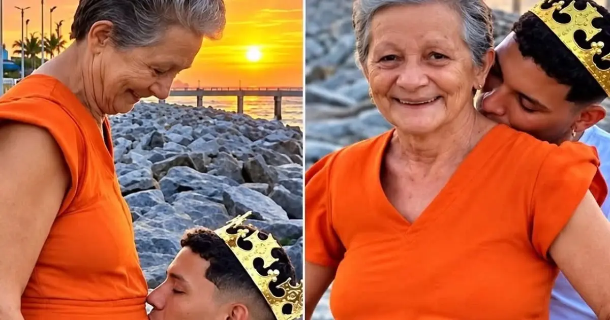 61-year-old woman who claimed to be pregnant with a 25-year-old boy is...