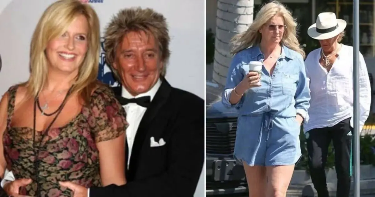 Rod Stewart's wife causes weight gain debate as critics say she should dress more "age appropriate"