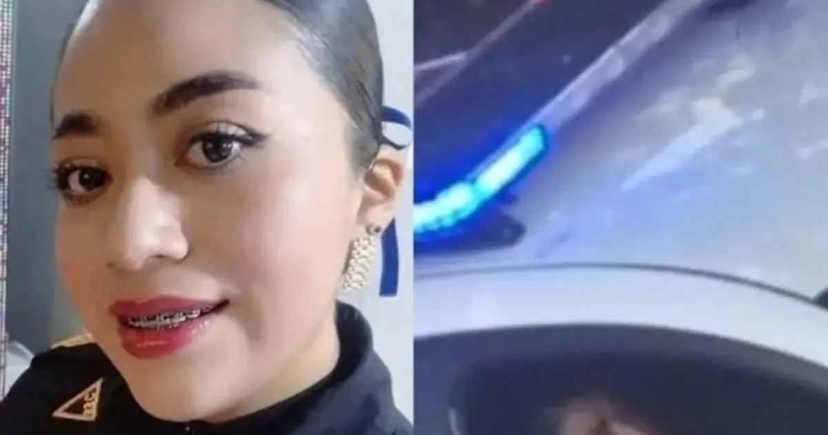 This young policewoman was filmed after her shift...see more