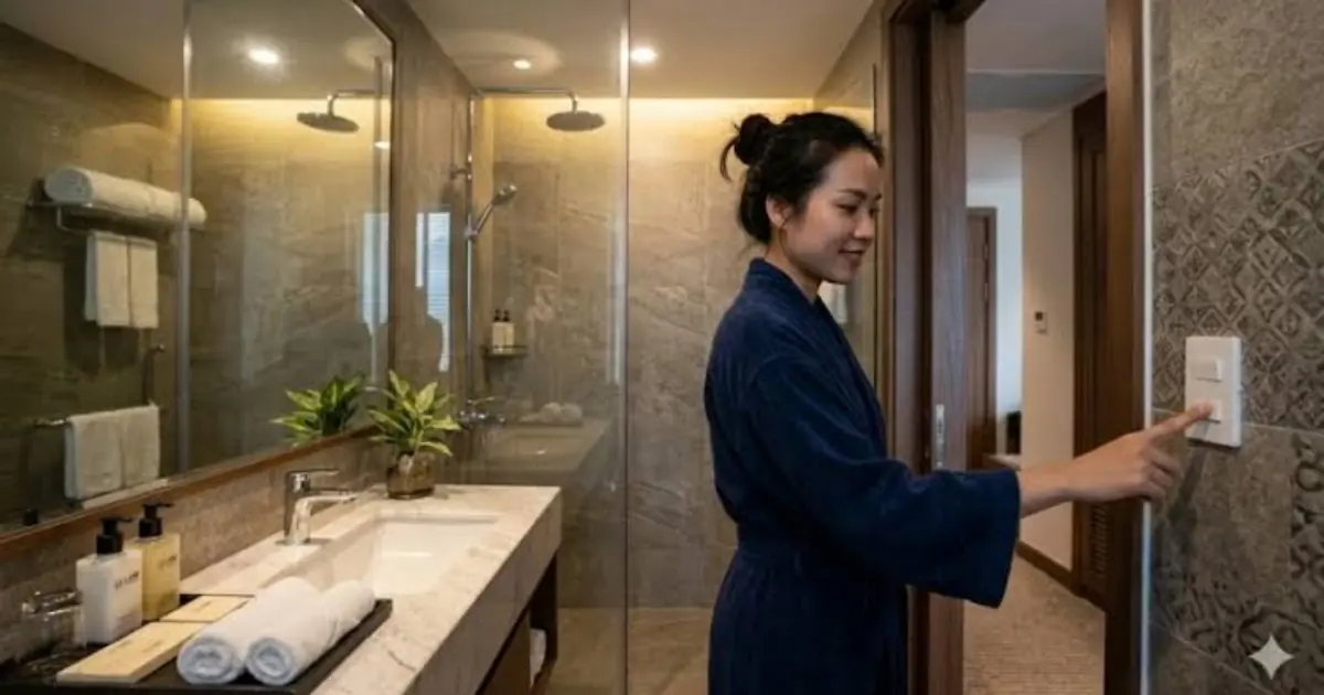 The Surprising Reason You Should Keep the Bathroom Light On When Staying in a Hotel