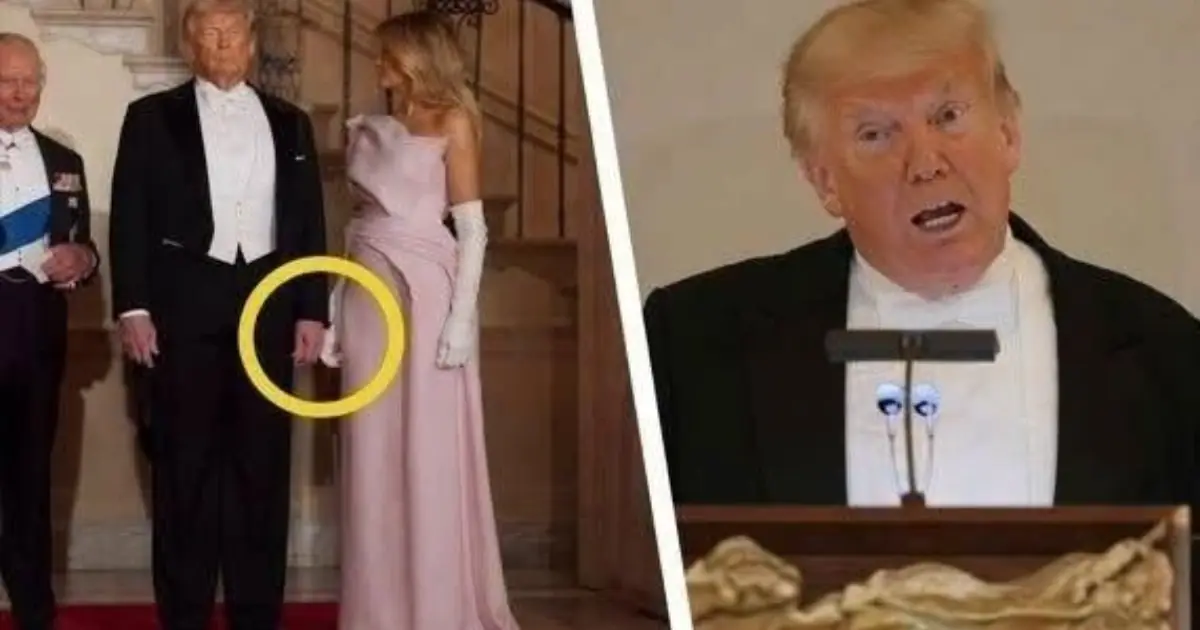 SAD NEWS:💔 Disgusted Melania Smacks Trump Hand As...see more