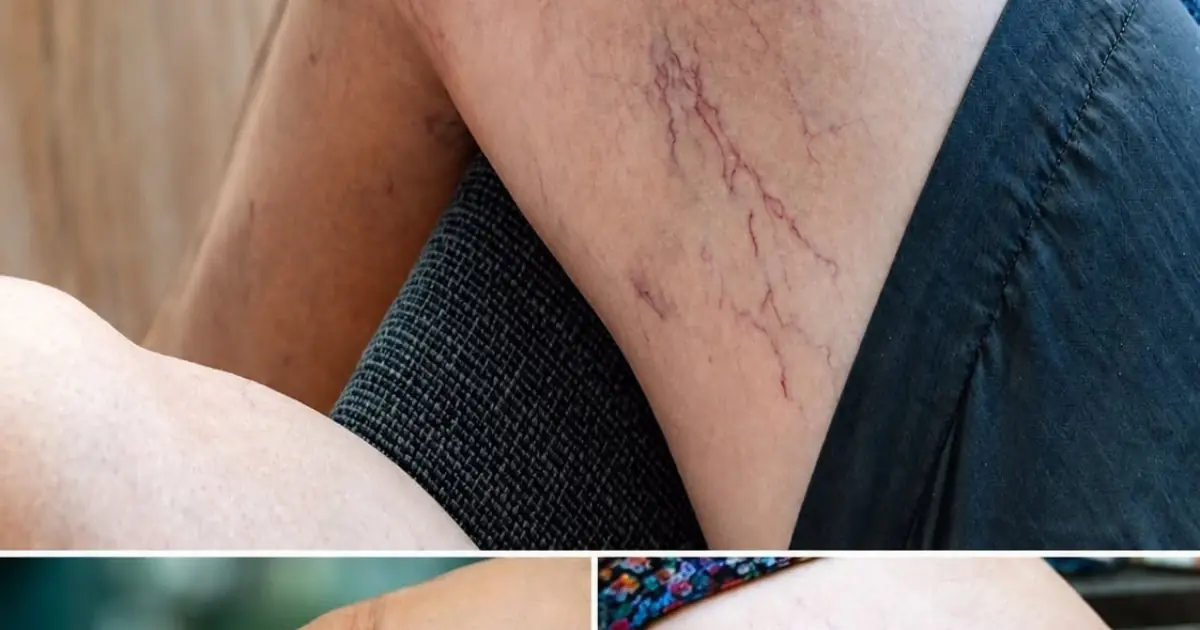 If you have purple veins on your legs, it means you are…