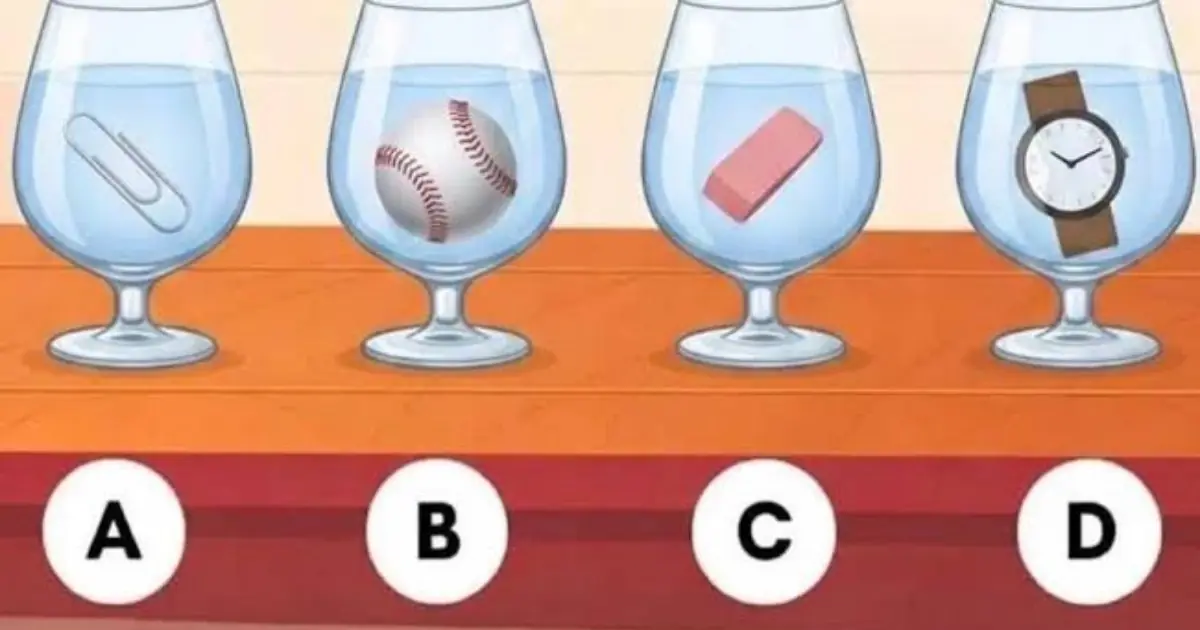 Which Glass Has the Most Water? Look Closely Before You Answer!