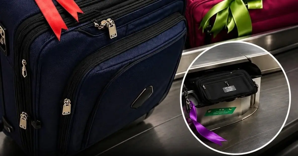 Why Baggage Handlers Say You Should Never Tie a Ribbon to Your Suitcase