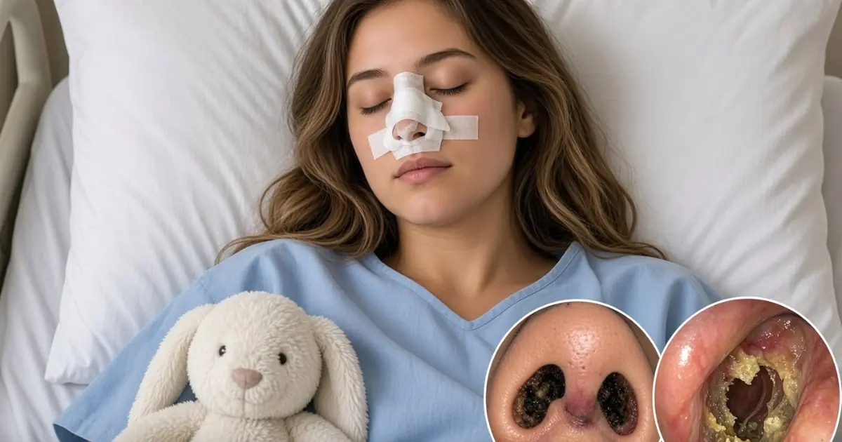 Woman Develops Fungal Growth Inside Her Nose: The Everyday Habit That Raises Questions About Nasal Health