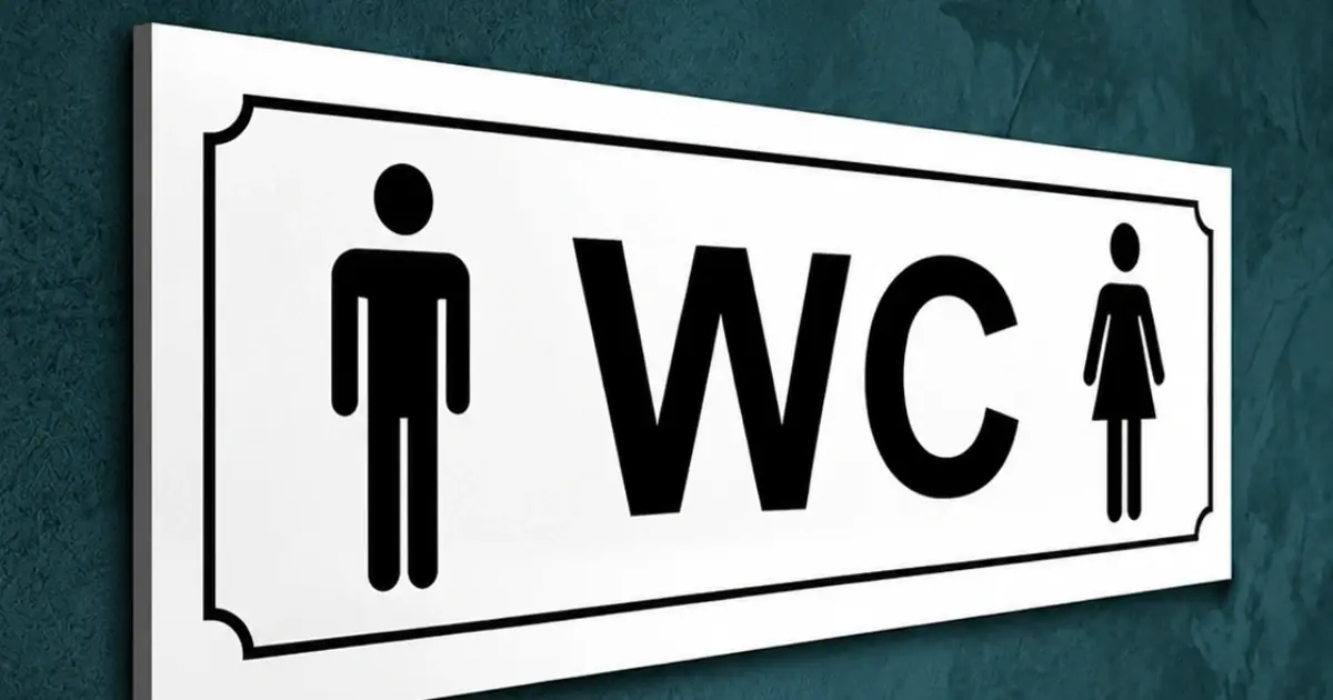 Why Do So Many Hotels and Airports Use “WC” Instead of “Toilet”? ♪